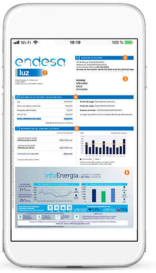 administrador fincas valencia consulta factura endesa luz